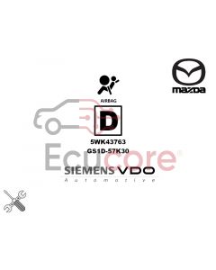 Reparación Airbag Siemens 5WK43763 MAZDA GS1D-57K30 GS1D57K30