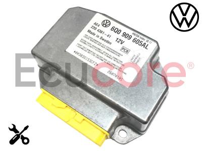 Reparación del Módulo de Airbag en Volkswagen New Beetle Cabrio: Solución al error 6Q0909605AL