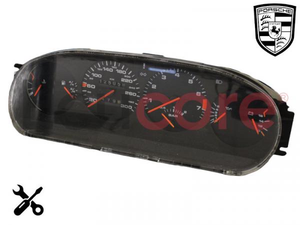 Reparación cuadro de instrumentos Porsche 994 (Fallo de iluminación, agujas no funcionan, fallo en kilómetros totales / parciales)